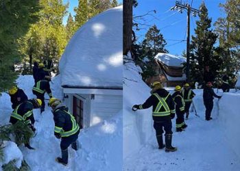 일주일째 폭설 갇힌 샌버나디노 산간지역, 주방위군 동원 제설∙구조 나서