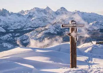 맘모스 마운틴 역사상 최대 강설량 기록