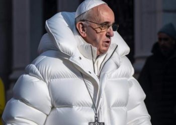 패딩 입은 프란치스코 교황, 진짜일까?