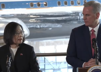 차이잉원 총통 LA서 매카시와 회담..레이건도서관 연설(영상)