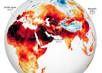 아시아 4월 때 아닌 폭염…체감온도 54도 기록