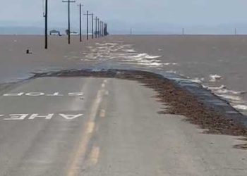 기록적 폭우에 100년만에 다시 돌아온 툴레어 레이크(영상)