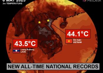 베트남 44.2도, 라오스 43.5도…태국은 4월에 45도