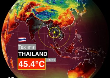 “남아시아 4월 기온 50도(화씨 122도)까지 올랐다”