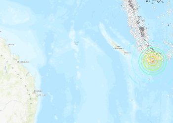 남태평양 뉴칼레도니아 인근 해상서 7.7규모 지진