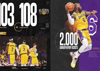 레이커스, 서부 결승서 덴버에 2연패.