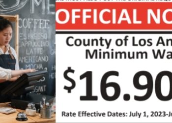 7월1일 최저임금 인상, LA시 16.78달러.. 웨스트할리웃 20달러 목전