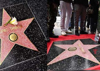 2PAC..헐리우드의 별로 새겨지다