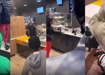 준틴스 노예해방 기념일에 벌어진 LA  맥도날드 약탈난동 사태(영상)