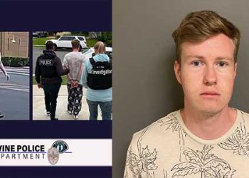 어바인 성추행범 공개 하루만에 검거