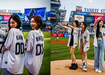 에스파, 양키스 ‘승리 요정’ 됐다… MLB 첫 시구