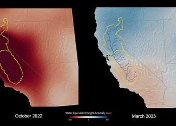 캘리포니아 지난 겨울 역대급 비 내렸다.