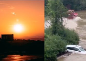 남서부 110도 넘는 폭염…북동부 하루 200mm 폭우 물난리