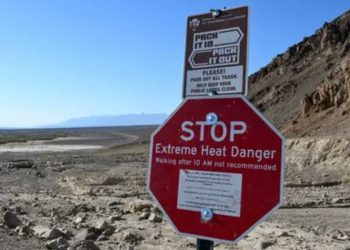 데스밸리 128도(섭씨53.33), 라스베거스 115도..기록적 폭염