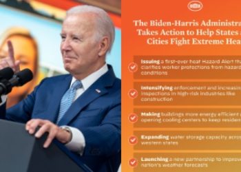 바이든, 연방 차원 폭염위험 경보발령…민주, 기후비상사태 선포 요구