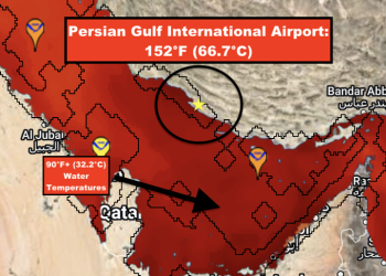 이란, 152도( 섭씨 66.7도)기록…”가장 극단 수준 폭염”