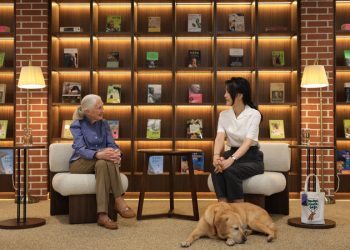 제인 구달 박사 만난 김건희 “개 식용 종식 노력”