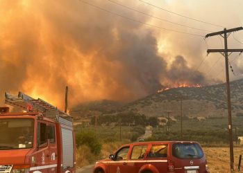 산불 번져 무기고 폭발…‘불바다’그리스 공포 확산(영상)