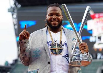 게레로 주니어, 사상 첫 ‘부자’ 올스타전 홈런더비 우승