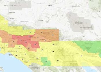 남가주 대기질 최악…불꽃놀이 겹쳐 인도, 중국보다 나빠져