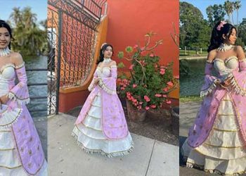 덕테이프 프롬 드레스 대회 LA 여성 우승