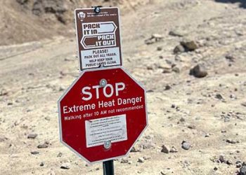 폭염 속 데스밸리 하이킹 남성 열사병 사망