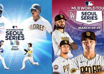 샌디에고-다저스 2024년 개막전 서울서 개최(영상)
