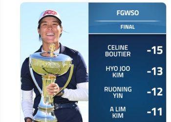 김효주, 스코티시오픈 준우승…부티에 우승