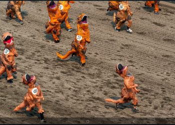 경마장에 티라노사우르스..월드티렉스챔피언십(영상)