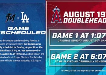 허리케인 ‘힐러리’ 영향, 메이저리그 일정도 변경