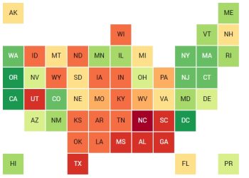 [초점] “캘리포니아, 노동자 일하기 가장 좋은 주”..최악은 노스캐롤라이나