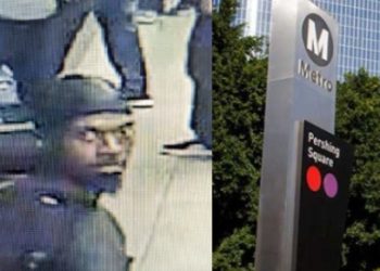 다운타운 퍼싱스퀘어 전철역 20대 승객 살인범 체포