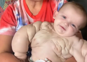 “이 병 때문에”…’헐크’ 체형 된 9개월 여자아이의 사연