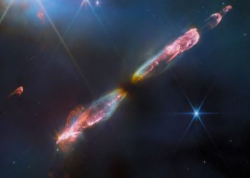 제임스웹 포착 1000광년 너머 환상적 ‘슈퍼소닉 제트’