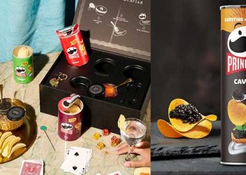 감자칩과 캐비어의 만남..프링글스, 럭셔리 스낵 변신