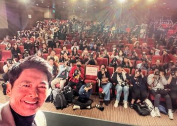 주윤발이 공유한 부산국제영화제 ‘셀카 사진’