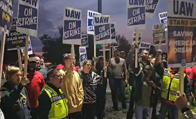 전미차노조, 파업 또 확대, 3만명 넘어서..포드 8700명 추가(영상)
