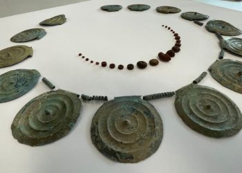 [이런일도]당근밭에서 발견된 보물…호박구슬 100개·상어 이빨도