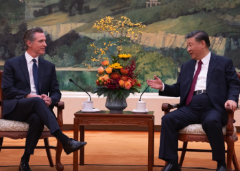 개빈 뉴섬 주지사, 시진핑 면담 “미국, 중국과 함께 가길”