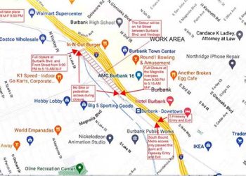 버뱅크시 프론트 스트릿 2개월 폐쇄