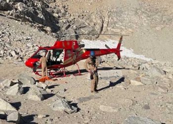 에어프랑스 조종사, 마운틴 휘트니 등산 중 추락사