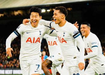 손흥민, 2경기 연속골·8호골…토트넘, 무패행진