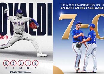 레인저스,  휴스턴 원정서 2승…월드시리즈 보인다