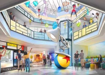 디즈니랜드 세계최초 픽사 플레이스 호텔 개장