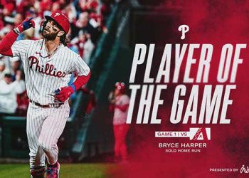 ‘홈런 쾅쾅쾅’ 필라델피아, 1차전 애리조나에 완승