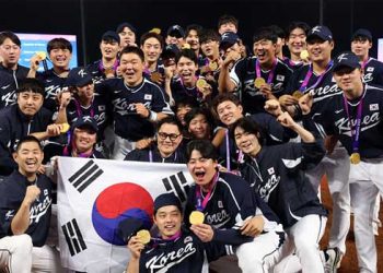 한국야구, 대만에 승리…천신만고 끝에 AG 4연패