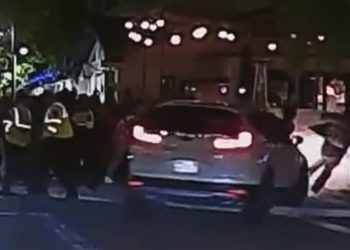 발렌시아 식당 음주 차량 돌진…운전자 바꿔치기?(영상)