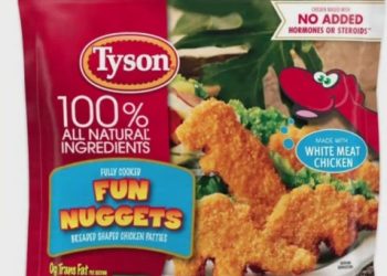 타이슨푸드, 너겟 3만 파운드 리콜…”금속조각 발견”
