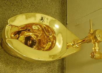 ‘황금 변기’ 절도범 4년 만에 체포…실제 사용 가능