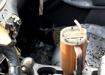 “불탄 차에서 텀블러만 멀쩡” 인증…”새 차 선물”